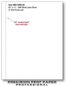 Larger image for 8.5" x 11" with 0.5" Perforation