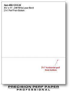 Larger image for 8.5" x 11" with 3.125" Perforation Larger image for 8.5" x 11" with 3.125" Perforation