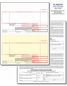 Larger image for Alabama Laser Pawn Ticket 10-0109