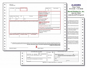 Larger image for Alabama Continuous Pawn Ticket 10-0125 Larger image for Alabama Continuous Pawn Ticket 10-0125