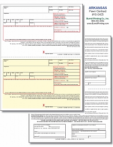 Larger image for Arkansas (Pawn Manager) Laser Pawn Ticket 10-0405