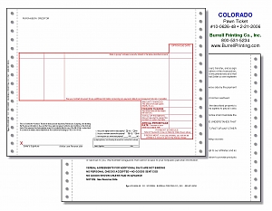 Larger image for Colorado Continuous Pawn Ticket 10-0626-48