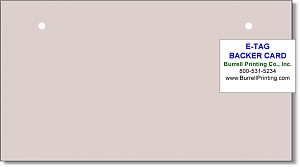 Larger image for e-Tag Backer Card