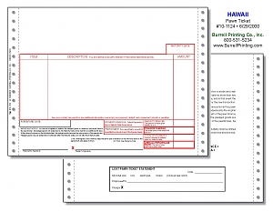 Larger image for Hawaii Continuous Pawn Ticket 10-1124