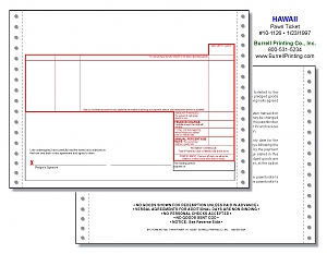 Larger image for Hawaii Continuous Pawn Ticket 10-1126