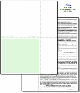 Larger image for Iowa (Bravo) Laser Pawn Ticket 10-1501