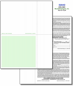 Larger image for Idaho (Bravo) Laser Pawn Ticket 10-1201 Larger image for Idaho (Bravo) Laser Pawn Ticket 10-1201