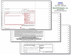 Larger image for Idaho Continuous Pawn Ticket 10-1220