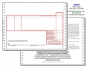 Larger image for Idaho Continuous Pawn Ticket 10-1226