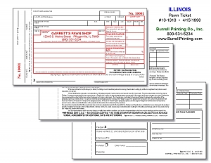 Larger image for Illinois Handwritten Pawn Ticket 10-1310
