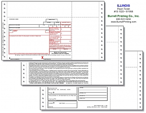 Larger image for Illinois Continuous Pawn Ticket 10-1320 Larger image for Illinois Continuous Pawn Ticket 10-1320