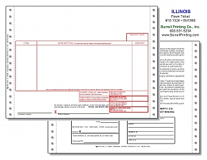 Larger image for Illinois Continuous Pawn Ticket 10-1324