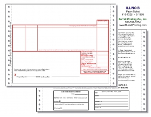 Larger image for Illinois Continuous Pawn Ticket 10-1326