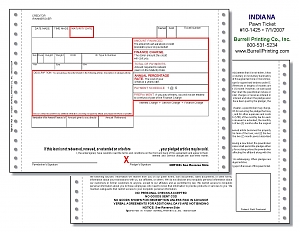 Larger image for Indiana Continuous Pawn Ticket 10-1425