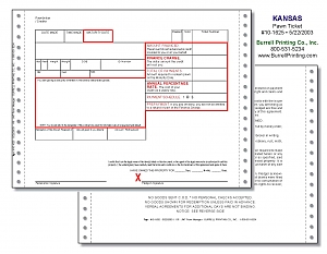 Larger image for Kansas Continuous Pawn Ticket 10-1625