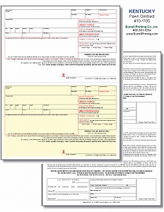 Larger image for Kentucky (Pawn Manager) Laser Pawn Ticket 10-1705