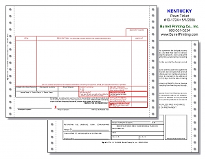 Larger image for Kentucky Continuous Pawn Ticket 10-1724 Larger image for Kentucky Continuous Pawn Ticket 10-1724