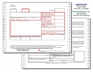 Larger image for Kentucky Continuous Pawn Ticket 10-1725