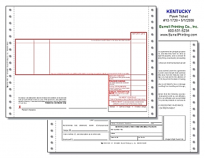 Larger image for Kentucky Continuous Pawn Ticket 10-1726