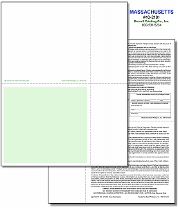 Larger image for Massachusetts (Bravo) Laser Pawn Ticket 10-2101