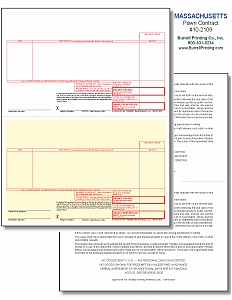 Larger image for Massachusetts (Pawn Master) Laser Pawn Ticket 10-2109