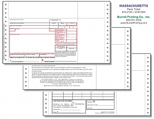 Larger image for Massachusetts Continuous Pawn Ticket 10-2120