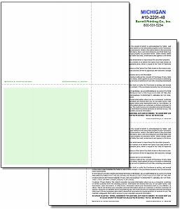 Larger image for Michigan (Bravo) Laser Buy Sell Ticket 10-2201-48