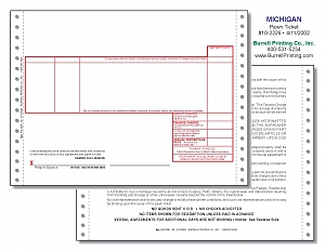 Larger image for Michigan Continuous Pawn Ticket 10-2226