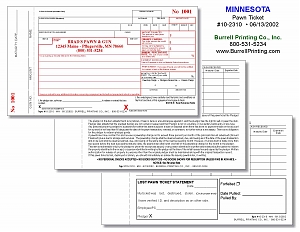 Larger image for Minnesota Handwritten Pawn Ticket 10-2310 Larger image for Minnesota Handwritten Pawn Ticket 10-2310