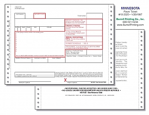 Larger image for Minnesota Continuous Pawn Ticket 10-2325
