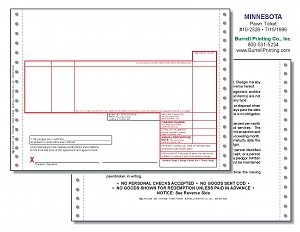 Larger image for Minnesota Continuous Pawn Ticket 10-2326
