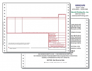 Larger image for Missouri Continuous Pawn Ticket 10-2526
