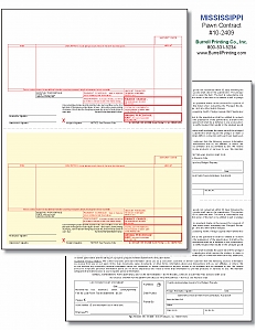 Larger image for Mississippi Laser Pawn Ticket 10-2409
