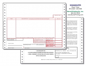 Larger image for Mississippi Continuous Pawn Ticket 10-2424