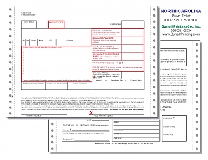 Larger image for North Carolina Continuous Pawn Ticket 10-3325