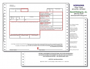 Larger image for Nebraska Continuous Pawn Ticket 10-2725