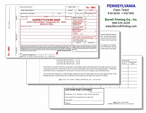 Larger image for Pennsylvania Handwritten Pawn Ticket 10-3810 Larger image for Pennsylvania Handwritten Pawn Ticket 10-3810
