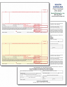 Larger image for South Carolina Laser Pawn Ticket 10-4009