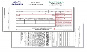 Larger image for South Carolina Handwritten Pawn Ticket 10-4010