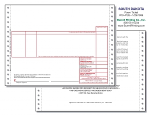 Larger image for South Dakota Continuous Pawn Ticket 10-4126
