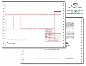 Larger image for Utah Continuous Pawn Ticket 10-4426