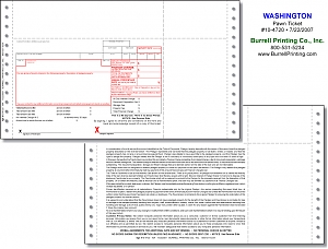 Larger image for Washington Continuous Pawn Ticket 10-4720