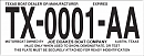 Order Boat Temp Tags - Black